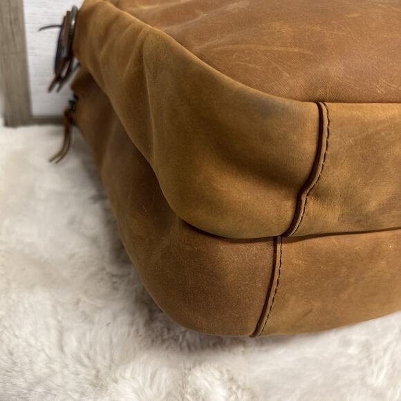 ROMFRE Premium Leather Pilot Briefcase Bag Full Grain Leather Saddle Brown - Picture 8 of 12